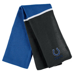 Indianapolis Colts WEAR by Erin Andrews Women's Colorblock Cuffed Knit Hat with Pom and Scarf Set Royal