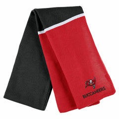 Tampa Bay Buccaneers WEAR by Erin Andrews Women's Colorblock Cuffed Knit Hat with Pom and Scarf Set Red