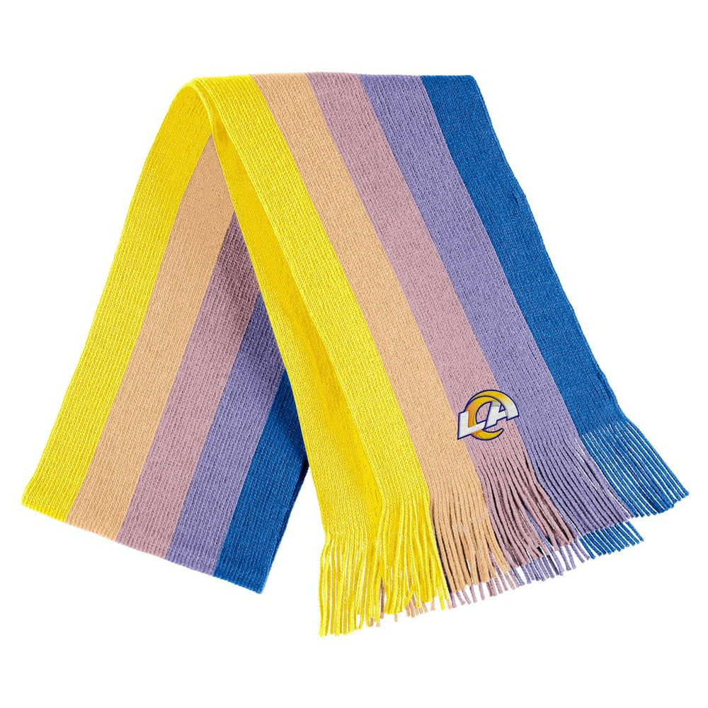 Los Angeles Rams WEAR by Erin Andrews Women's Ombre Pom Knit Hat and Scarf Set Gold