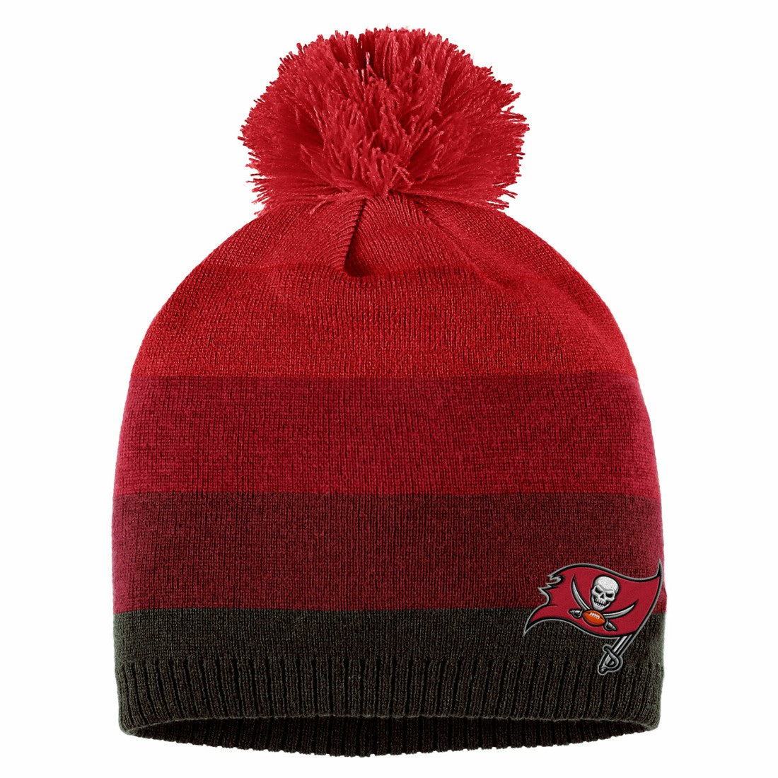 Tampa Bay Buccaneers WEAR by Erin Andrews Women's Ombre Pom Knit Hat and Scarf Set Red