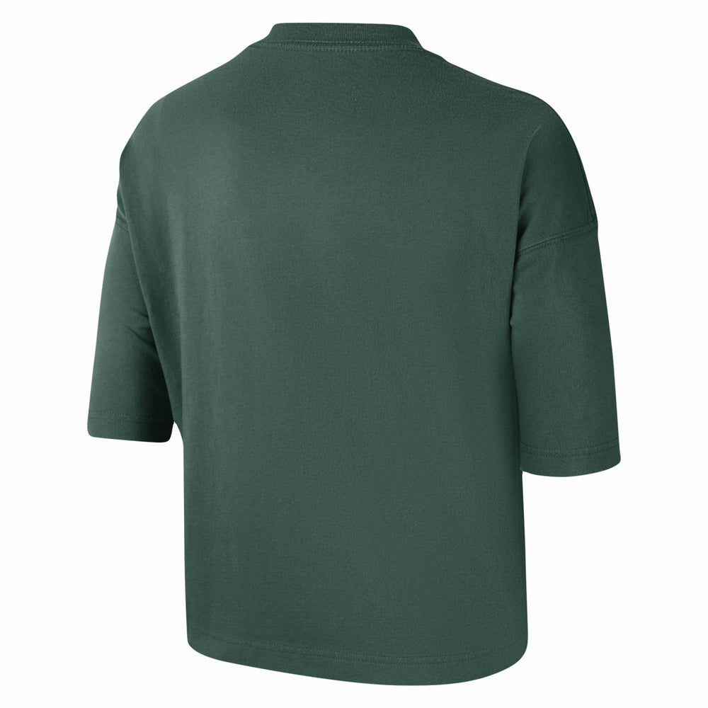Milwaukee Bucks Women's Essential Boxy T-Shirt Hunter Green