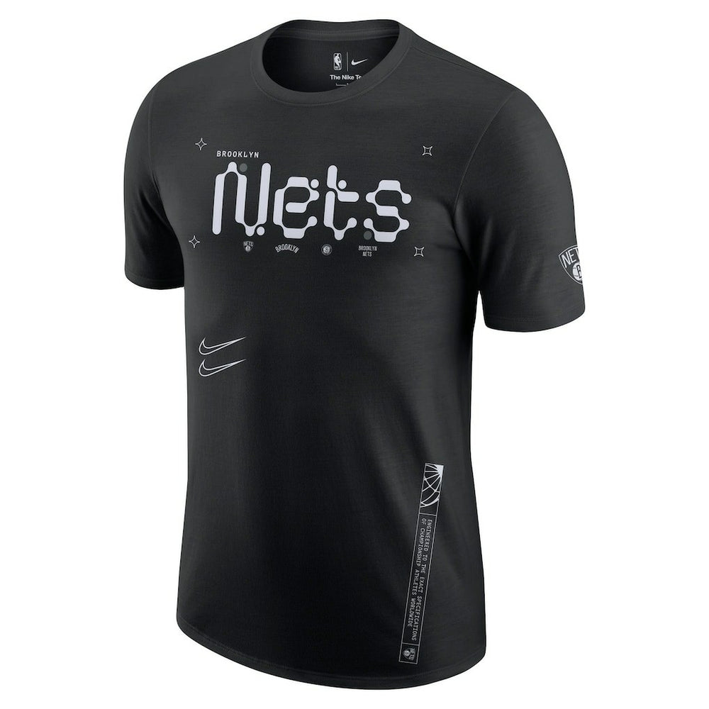 Brooklyn Nets Courtside Air Traffic Control Max90 T-Shirt Black