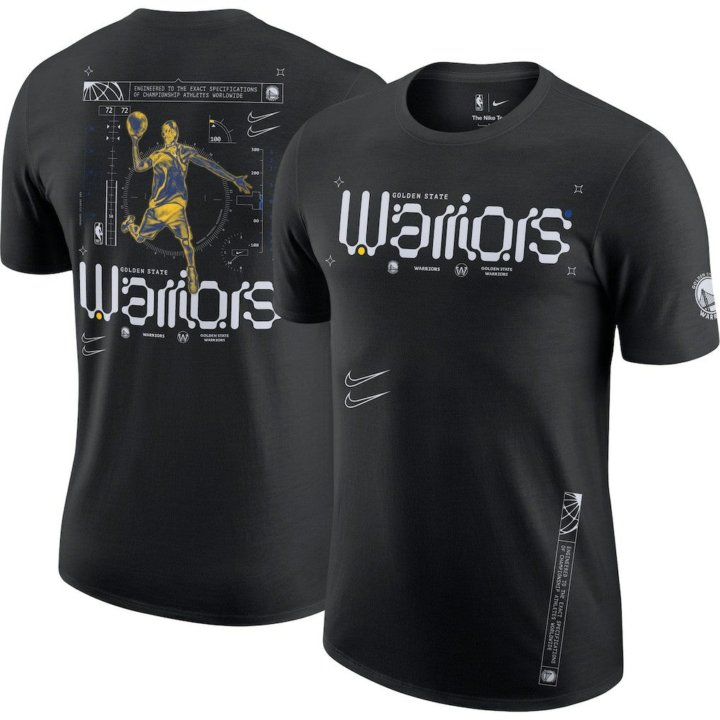 Golden State Warriors Courtside Air Traffic Control Max90 T-Shirt Black