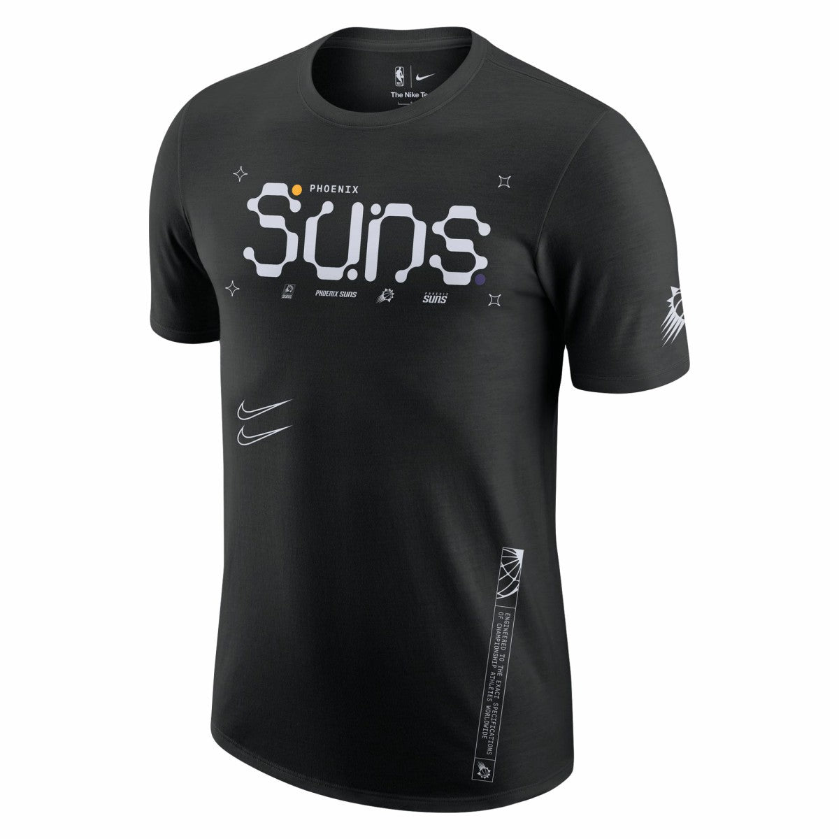 Phoenix Suns Courtside Air Traffic Control Max90 T-Shirt Black