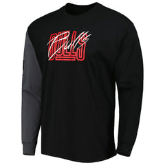 Chicago Bulls Courtside Versus Flight MAX90 Long Sleeve T-Shirt Black