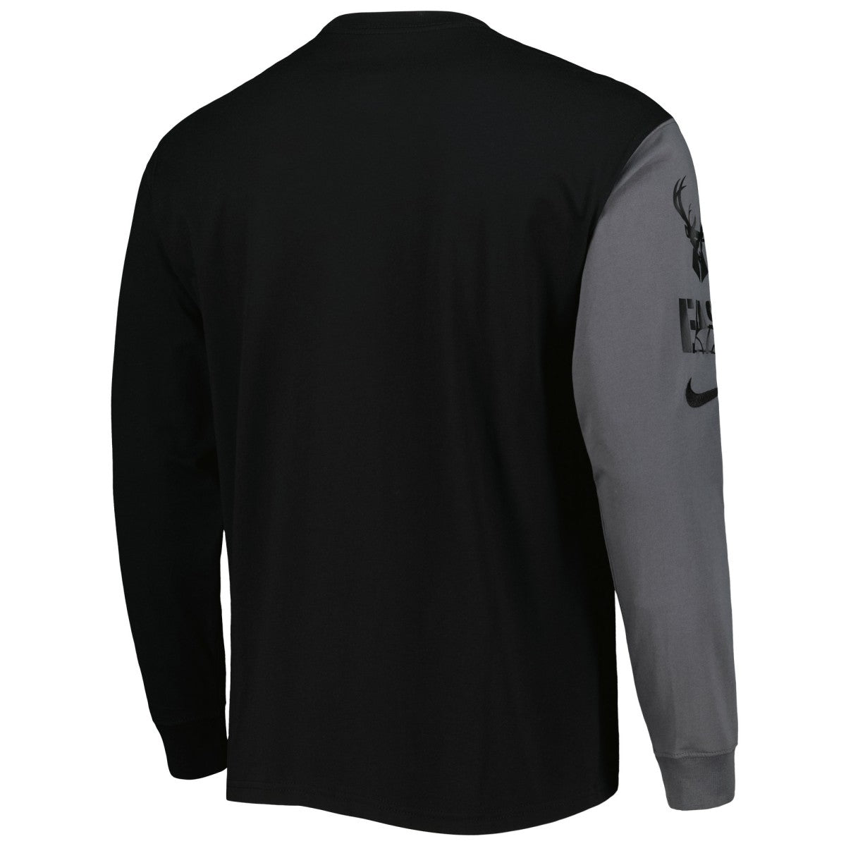 Milwaukee Bucks Courtside Versus Flight MAX90 Long Sleeve T-Shirt Black