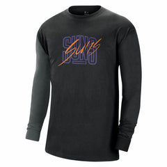 Phoenix Suns Courtside Versus Flight MAX90 Long Sleeve T-Shirt Black