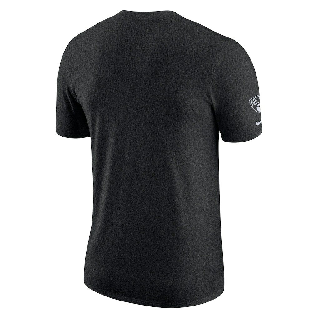 Brooklyn Nets Courtside Versus Flight Max90 T-Shirt Heather Black