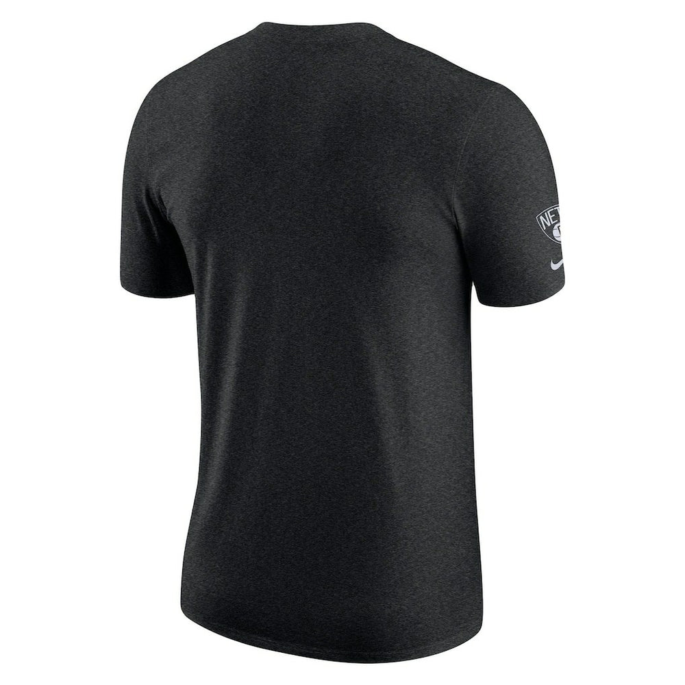 Brooklyn Nets Courtside Versus Flight Max90 T-Shirt Heather Black
