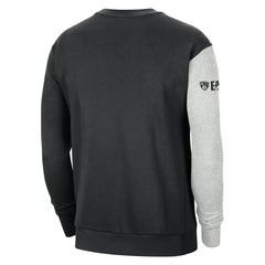Brooklyn Nets Courtside Versus Force & Flight Pullover Sweatshirt Black/Heather Gray