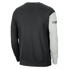 Boston Celtics Courtside Versus Force & Flight Pullover Sweatshirt Black/Heather Gray