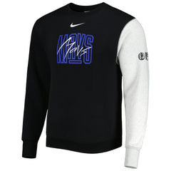 Dallas Mavericks Courtside Versus Force & Flight Pullover Sweatshirt Black/Heather Gray