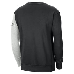 Phoenix Suns Courtside Versus Force & Flight Pullover Sweatshirt Black/Heather Gray