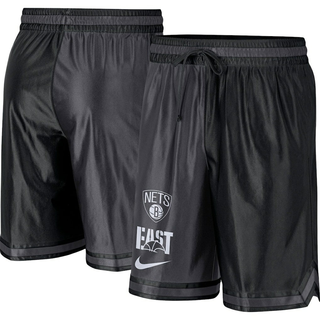 Brooklyn Nets Courtside Versus Force Split DNA Performance Shorts Black/Anthracite