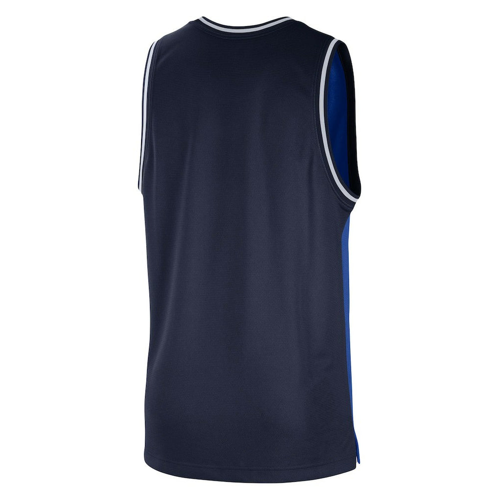 Dallas Mavericks Courtside Versus Force Split DNA Performance Mesh Tank Top Blue/Navy
