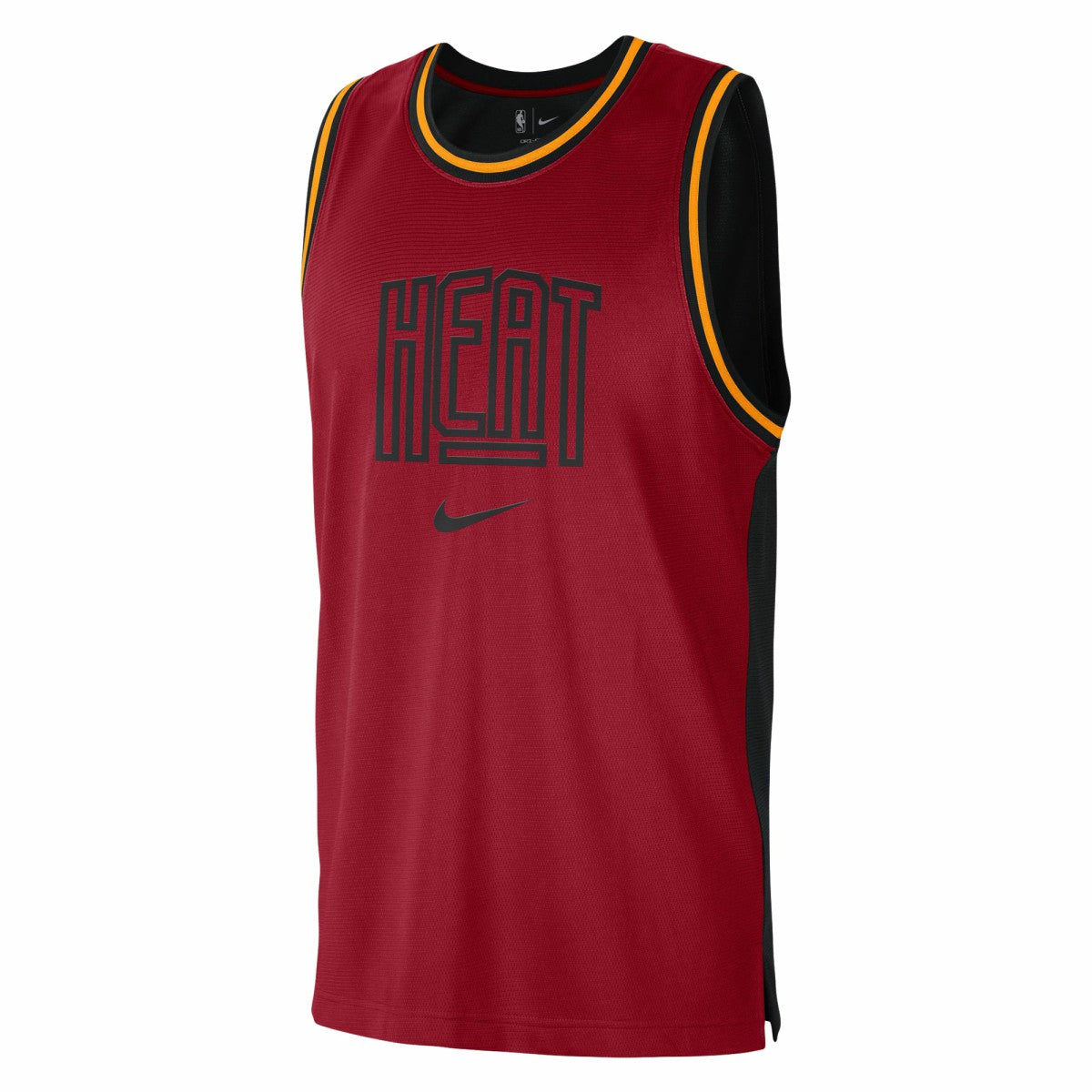 Miami Heat Courtside Versus Force Split DNA Performance Mesh Tank Top Red/Black