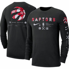 Toronto Raptors Essential Air Traffic Control Long Sleeve T-Shirt Black