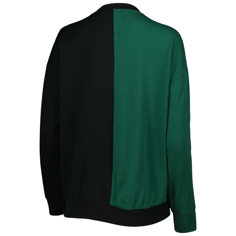Green Bay Packers Women's Big Face Pullover Sweatshirt Green/Black