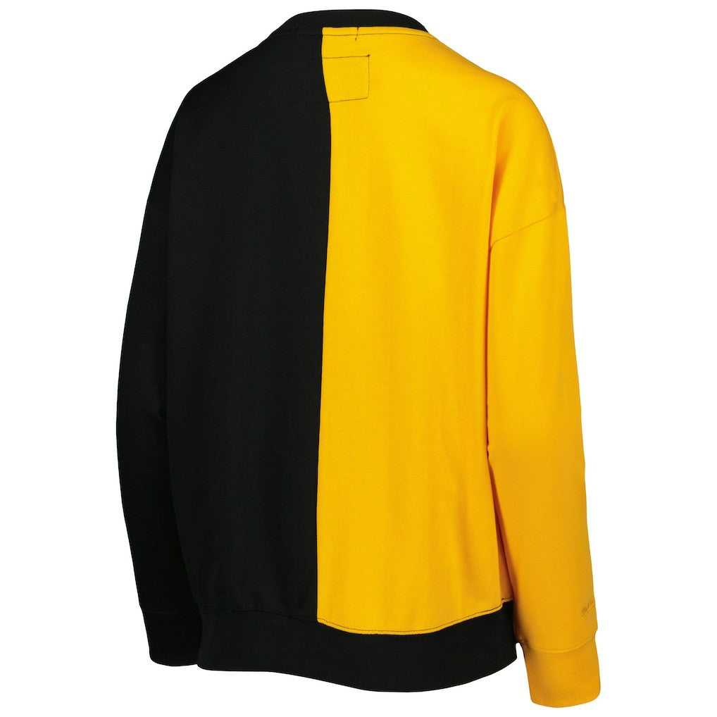 Pittsburgh Steelers Women's Big Face Pullover Sweatshirt Black/Gold