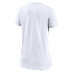 Washington Commanders Women's Hometown Collection Tri-Blend V-Neck T-Shirt White