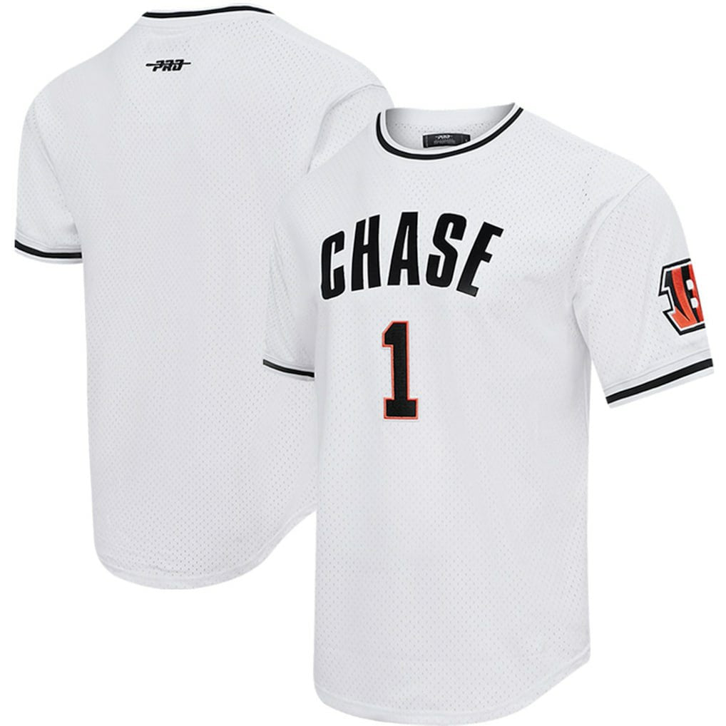 Ja'Marr Chase Cincinnati Bengals Pro Standard Mesh Player Name & Number Top White