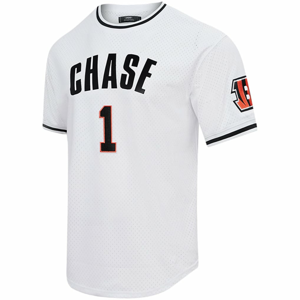 Ja'Marr Chase Cincinnati Bengals Pro Standard Mesh Player Name & Number Top White