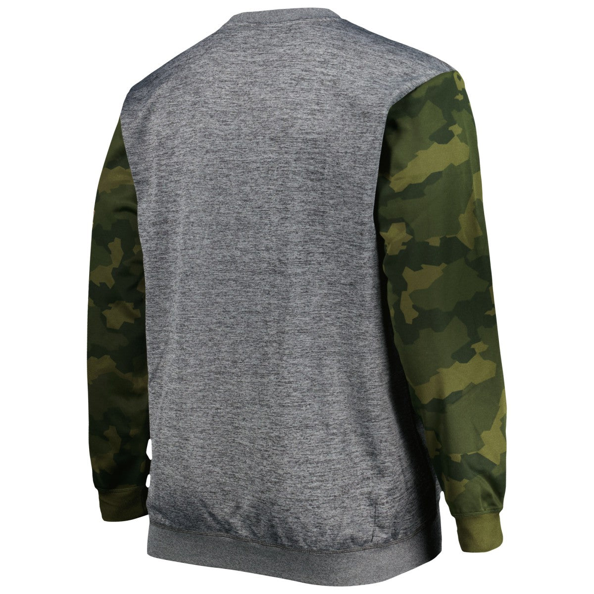 Los Angeles Lakers Big & Tall Camo Stitched Sweatshirt Heather Charcoal