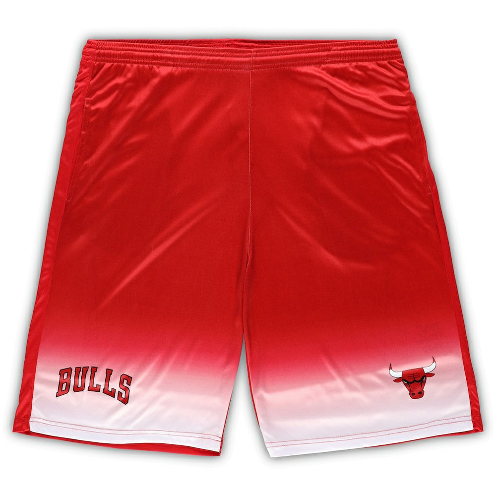 Chicago Bulls Big & Tall Fadeaway Shorts Red
