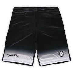 Brooklyn Nets Big & Tall Fadeaway Shorts Black