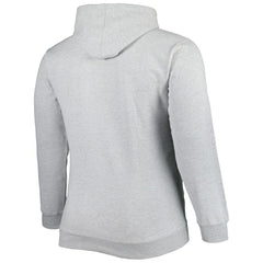 Philadelphia 76ers Big & Tall Wordmark Pullover Hoodie Heather Gray