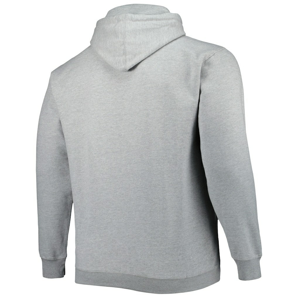 Dallas Mavericks Big & Tall Wordmark Pullover Hoodie Heather Gray