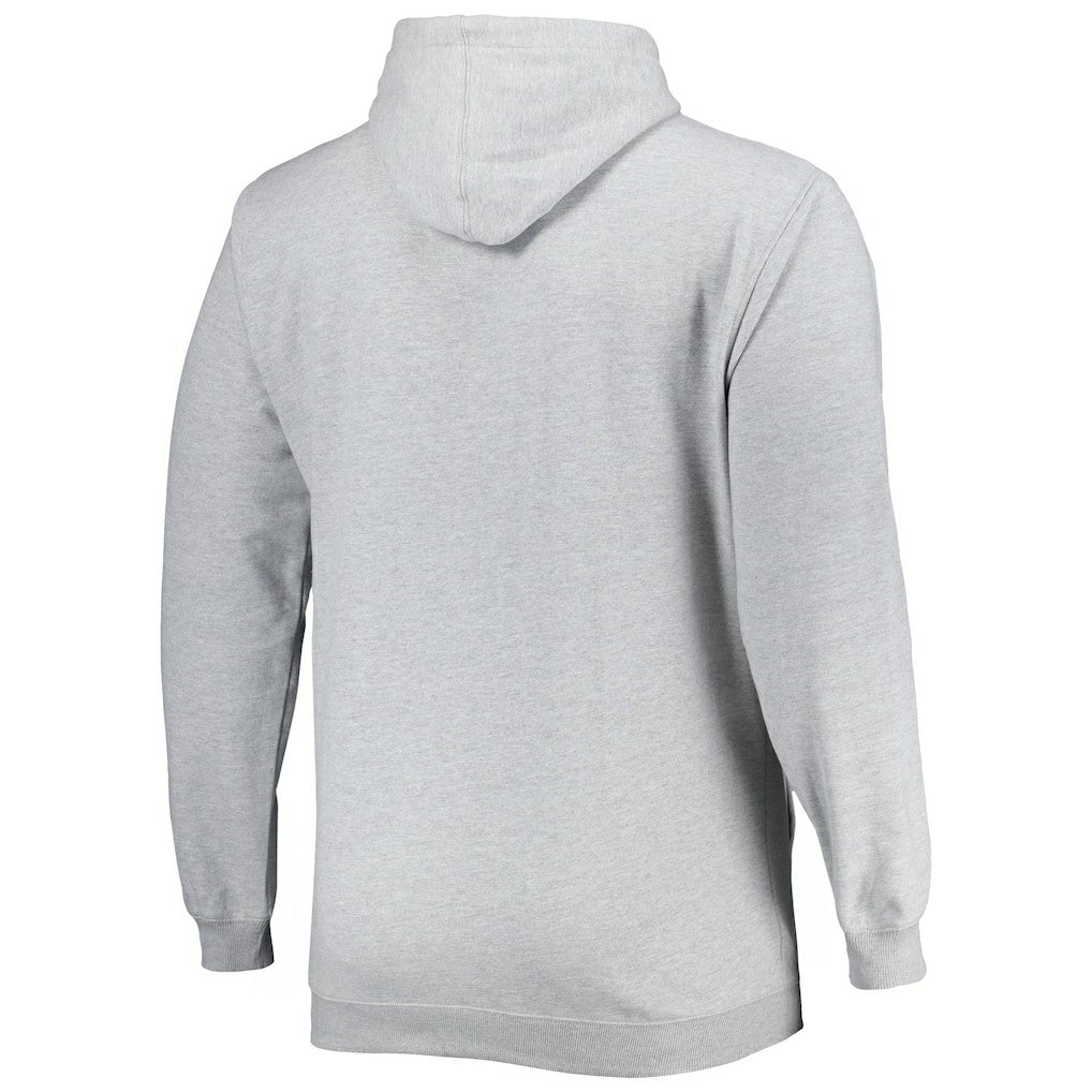 Golden State Warriors Big & Tall Wordmark Pullover Hoodie Heather Gray