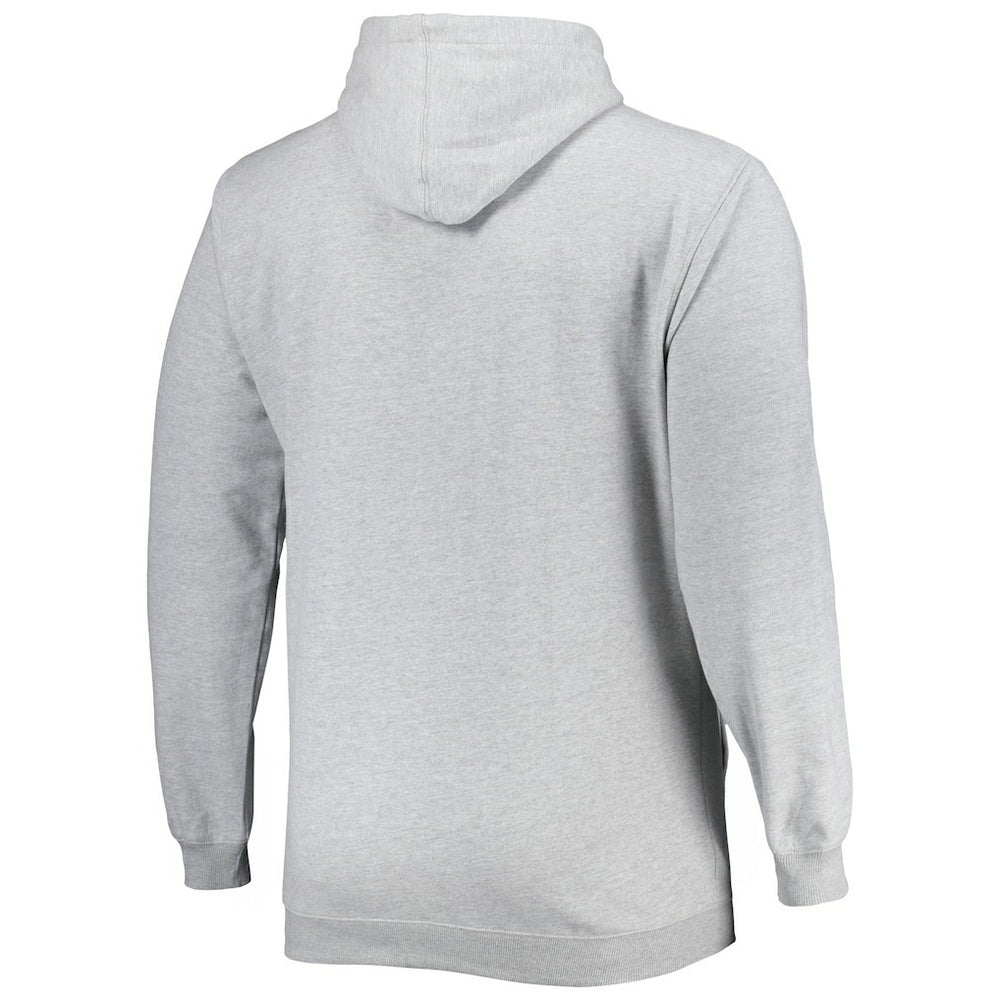 Golden State Warriors Big & Tall Wordmark Pullover Hoodie Heather Gray