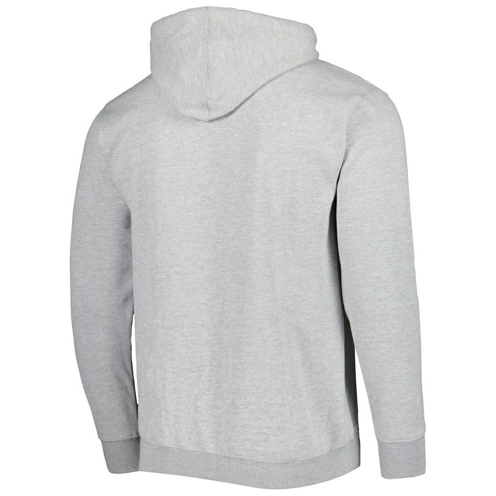 Chicago Bulls Wordmark French Terry Pullover Hoodie Heather Gray