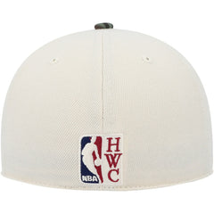 Philadelphia 76ers Hardwood Classics 1976 NBA All-Star Game Off White Camo Fitted Hat Cream/Camo