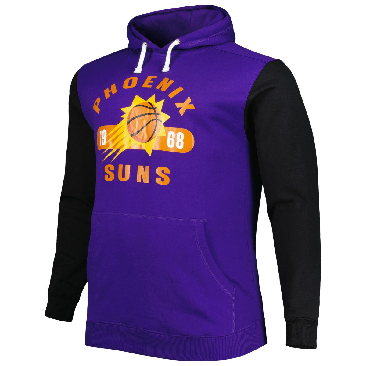 Phoenix Suns Big & Tall Bold Attack Pullover Hoodie Purple/Black