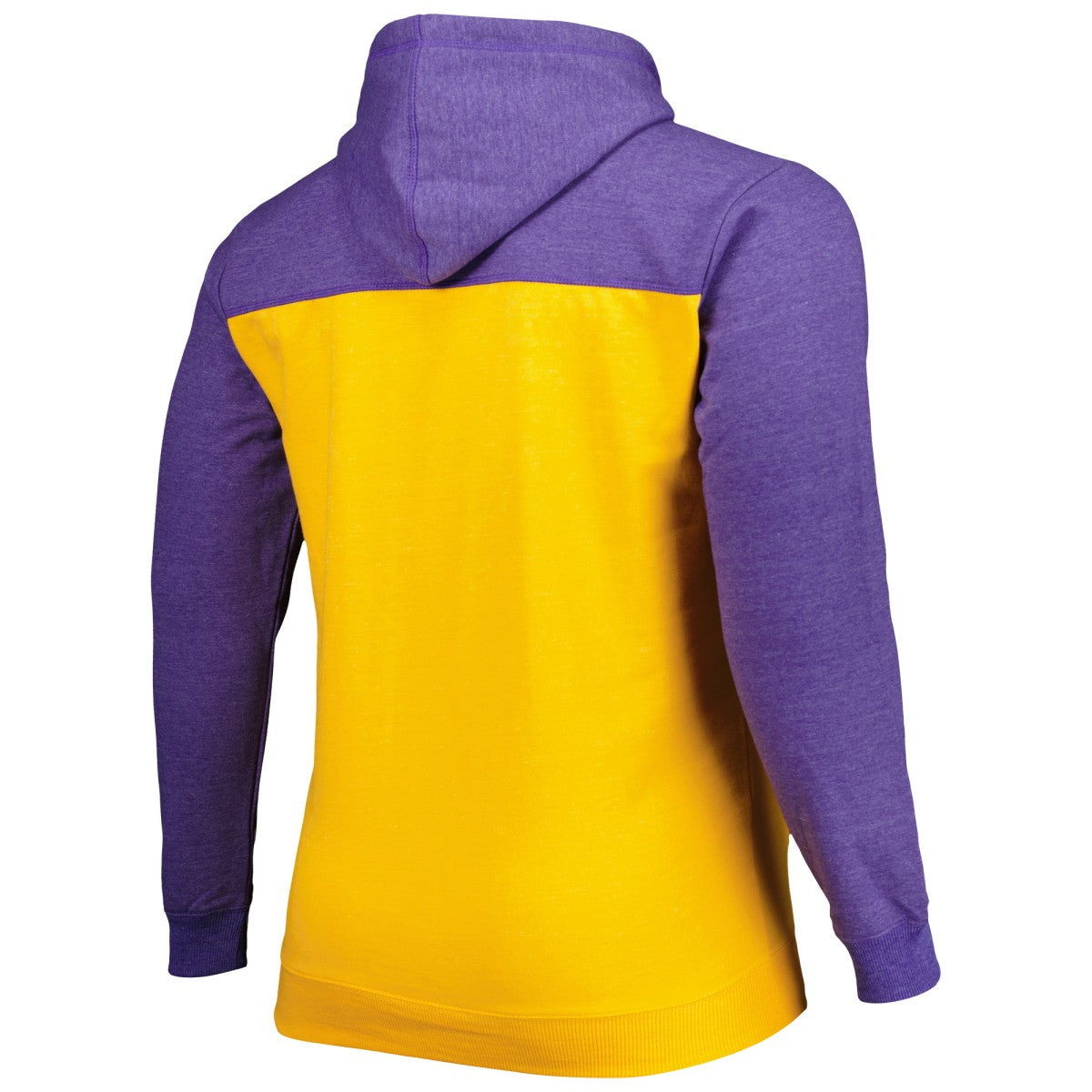 Los Angeles Lakers Big & Tall Down and Distance Full-Zip Hoodie Gold/Purple
