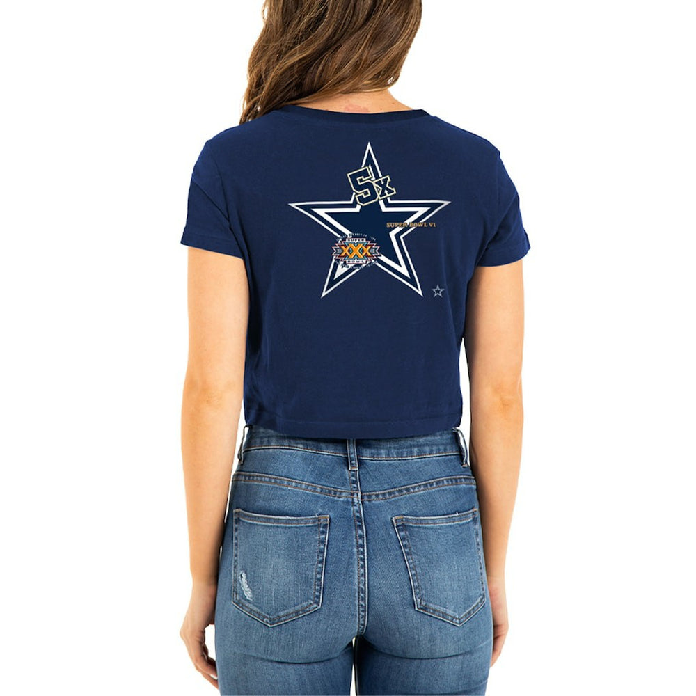 Dallas Cowboys New Era Women's Historic Champs T-Shirt Navy