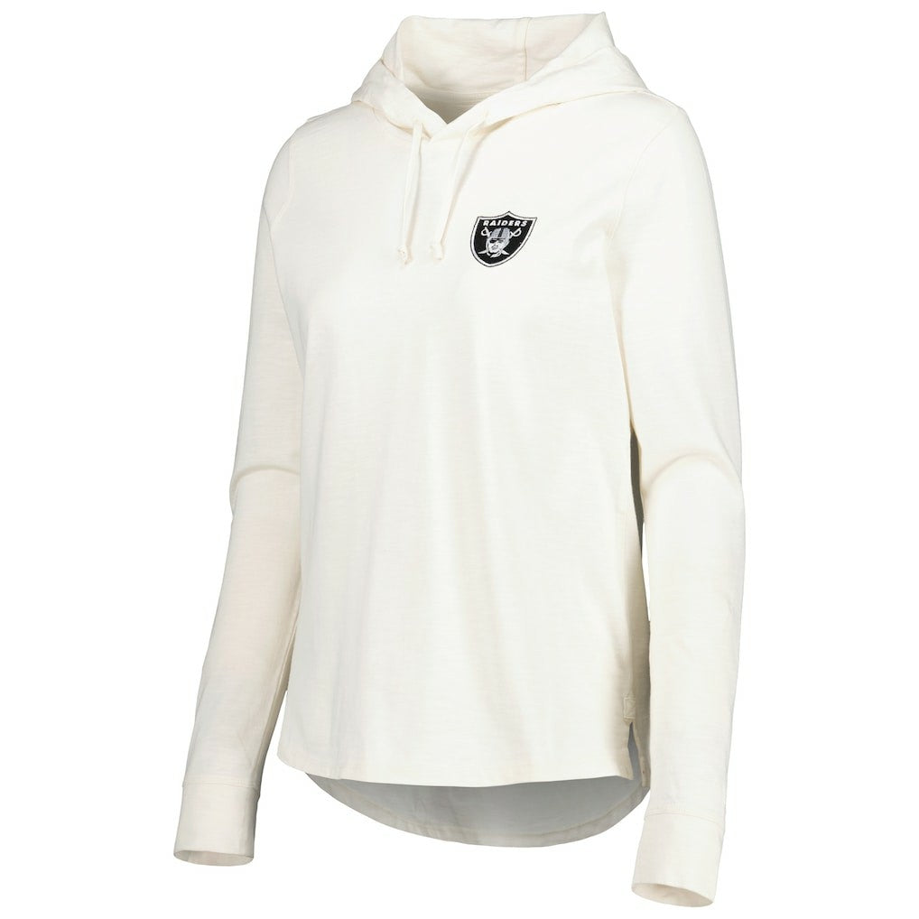 Las Vegas Raiders Women's Ashby Isles Jersey Pullover Hoodie Cream