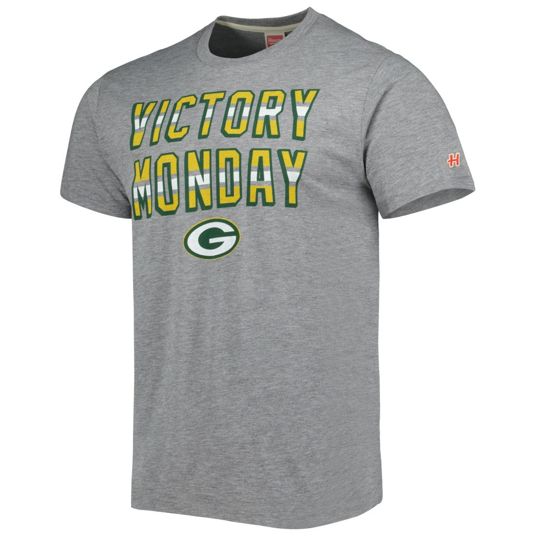 Green Bay Packers Homage Victory Monday Tri-Blend T-Shirt Gray