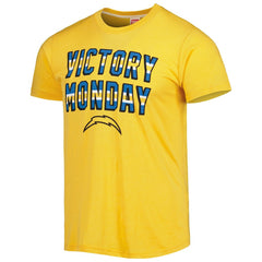 Los Angeles Chargers Homage Victory Monday Tri-Blend T-Shirt Gold