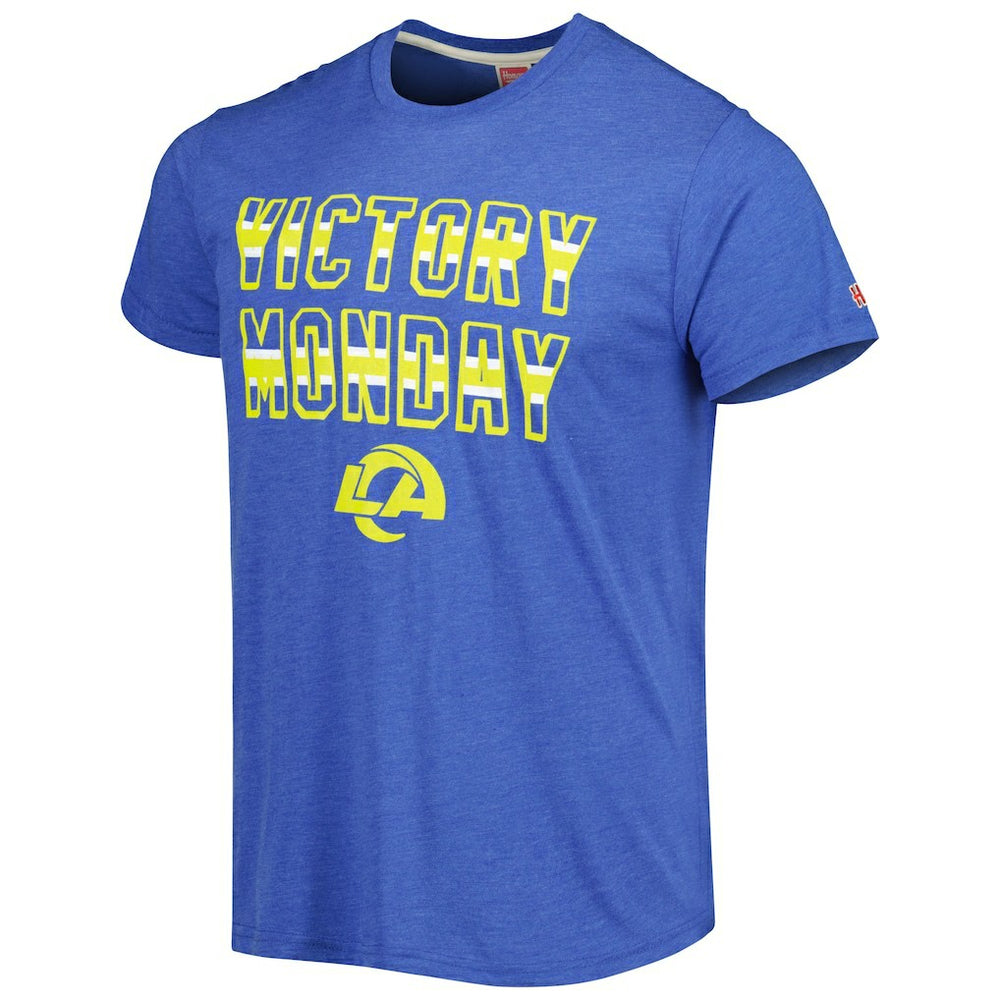 Los Angeles Rams Homage Victory Monday Tri-Blend T-Shirt Royal