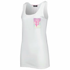 San Francisco Giants Refried Apparel Women's Tie-Dye Tank Top - White Tanks