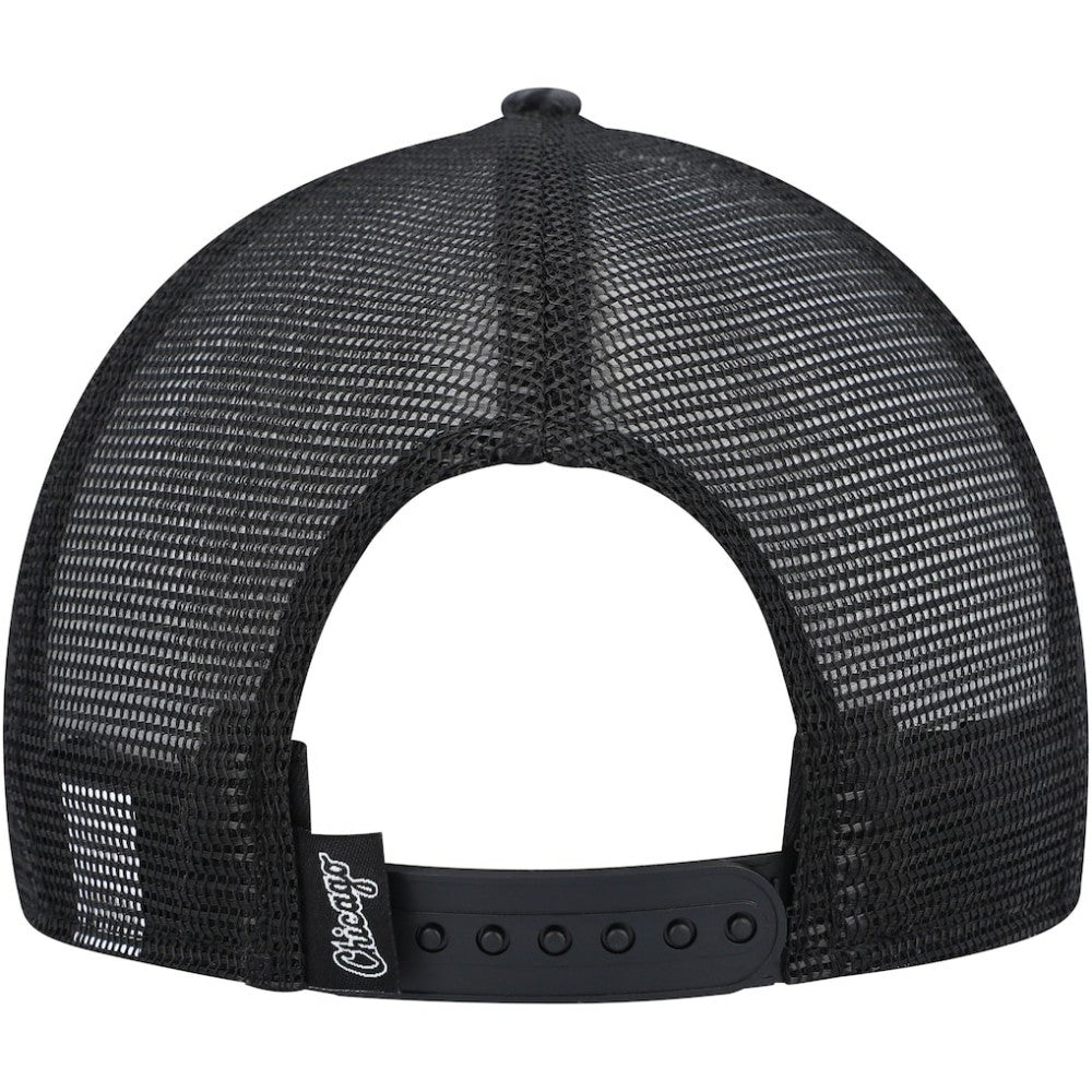 Chicago White Sox New Era Repeat A-Frame 9FIFTY Trucker Snapback Hat - Black Hats