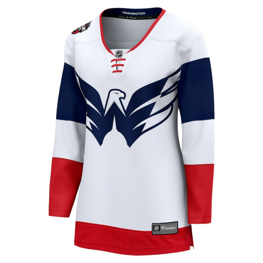 NHL Washington Capitals Fanatics Women's 2023 NHL Stadium Series Breakaway Blank Jersey - White