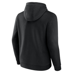Utah Jazz Hardwood Logo Pullover Hoodie Black