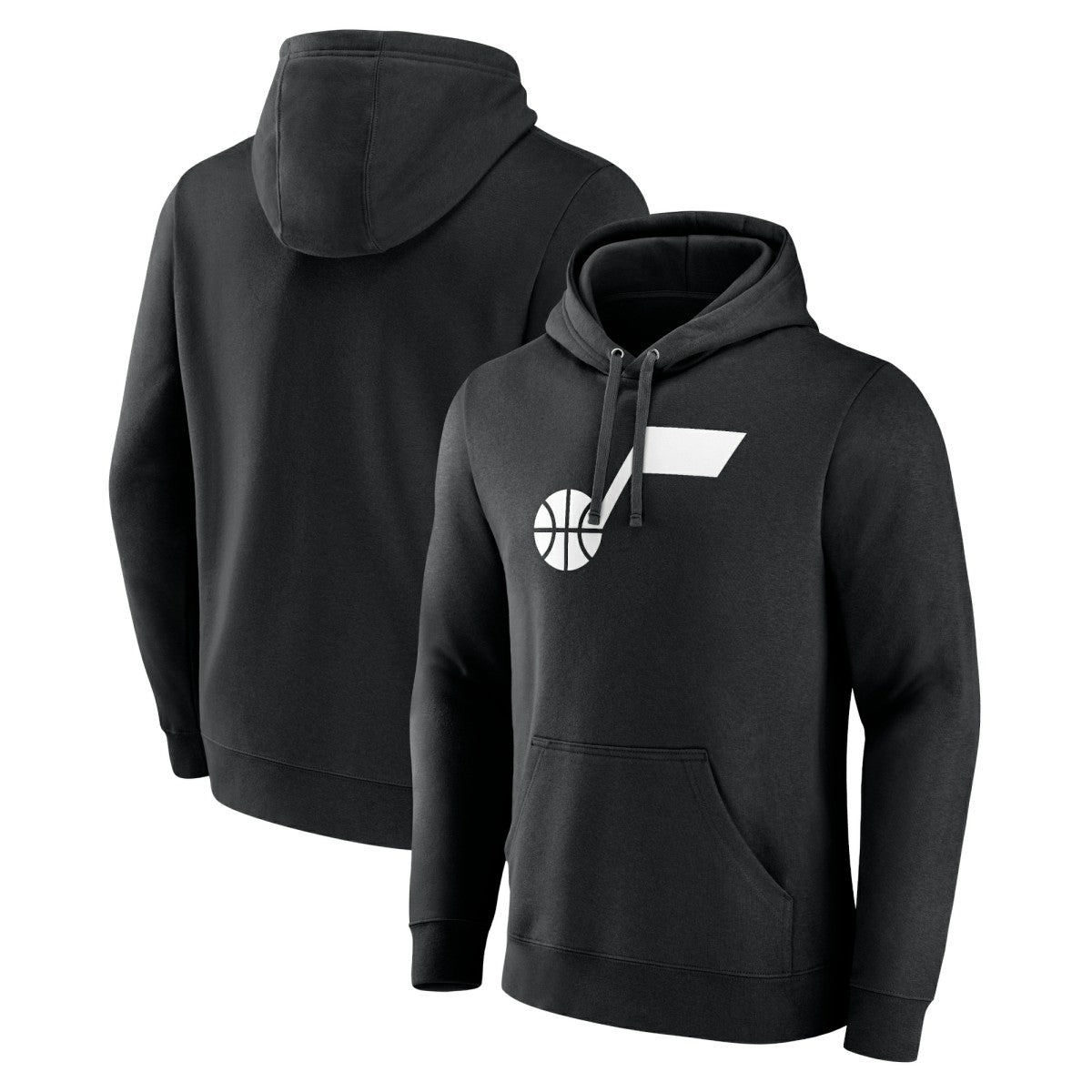 Utah Jazz Alternate Logo Pullover Hoodie Black
