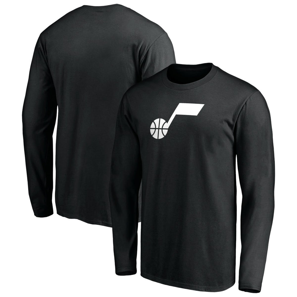 Utah Jazz Primary Logo Team Long Sleeve T-Shirt Black