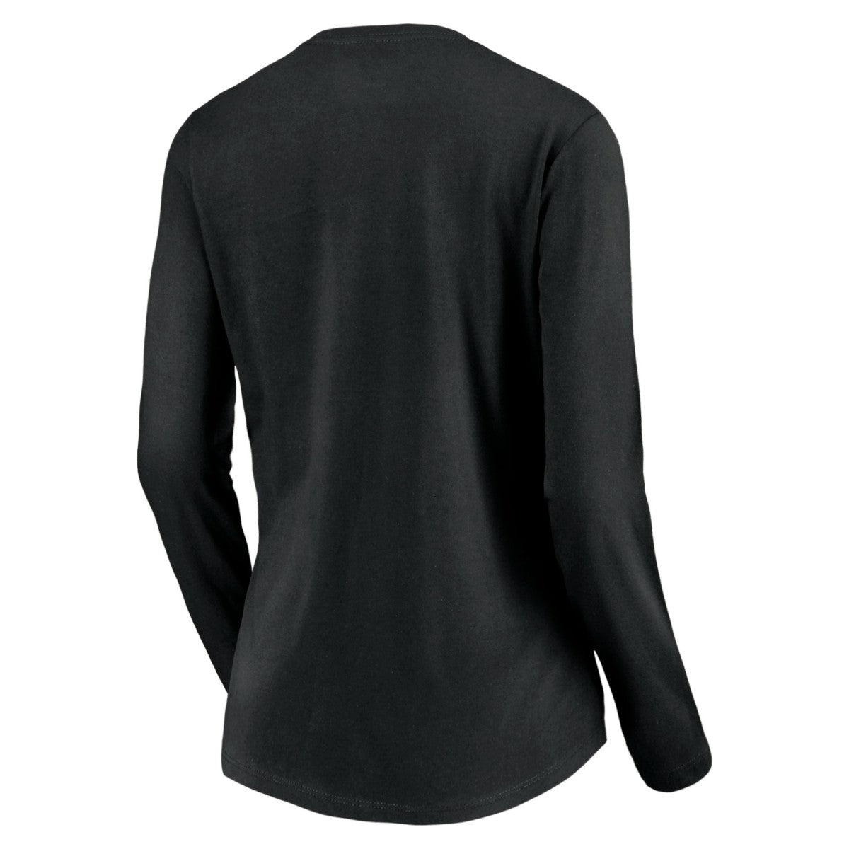 Utah Jazz Women's Primary Logo Team Long Sleeve V-Neck T-Shirt Black