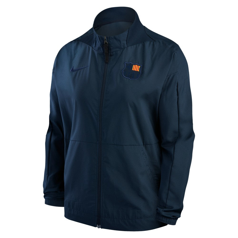 Barcelona Women's Team Anthem Raglan Performance Full-Zip Jacket Blue
